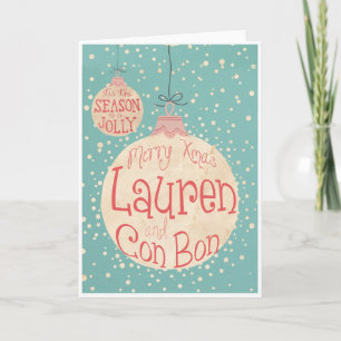 tarjeta de felicitación lauren
