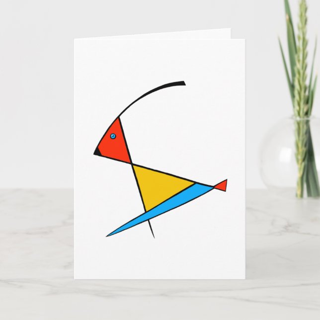 Tarjeta de felicitación Leapfrog Hare Blank (Anverso)