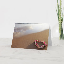 Tarjeta de felicitación Lei de Hawái