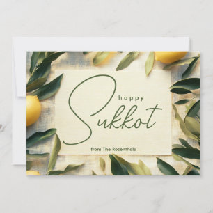 Tarjeta de felicitación Lemon Grove Sukkot