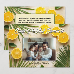 Tarjeta de felicitación Lemon Joy Sukkot