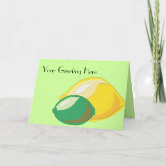Tarjeta de felicitación Lemon-Lime