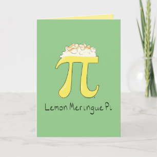 Tarjeta de felicitación Lemon Meringue Pi