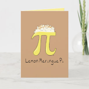 Tarjeta de felicitación Lemon Meringue Pi