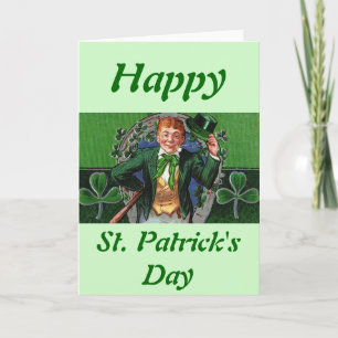 Tarjeta de felicitación Leprechaun