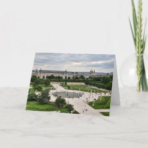 Tarjeta de felicitación Les Tuileries (Jardines)