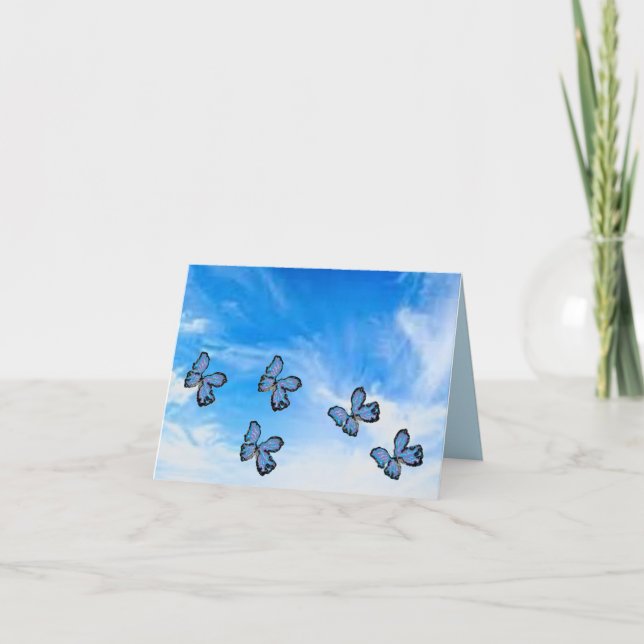 tarjeta de felicitación : Libertad dentro del ciel