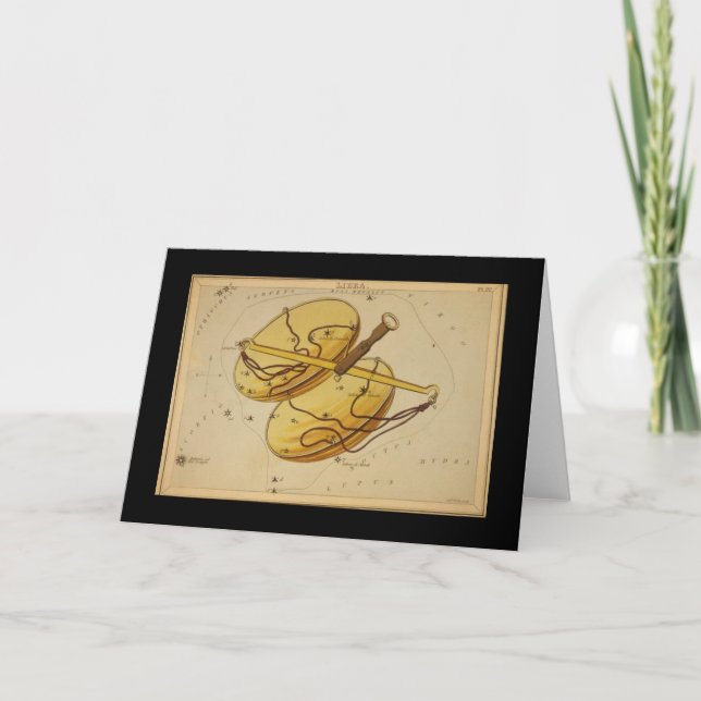 Tarjeta de felicitación Libra (Anverso)