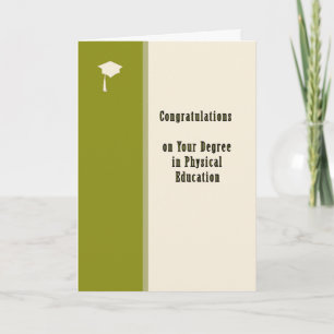 Tarjeta de Felicitación, Licenciatura en Educación