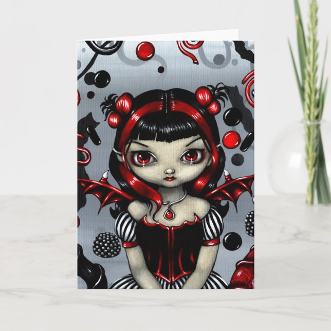 Tarjeta de felicitación "Licorice Fairy" (Anverso)