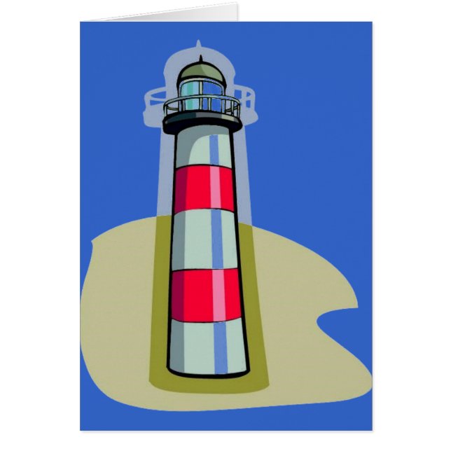 Tarjeta de felicitación Lighthouse (Frente)