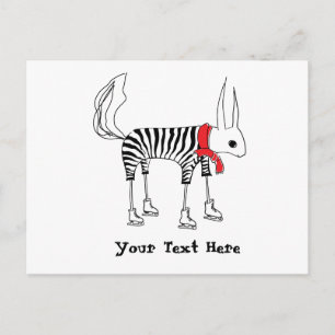 Tarjeta de felicitación linda de la ardilla