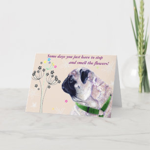 Tarjeta de felicitación linda del barro amasado y