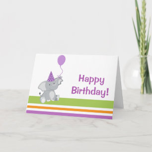 Tarjeta de felicitación linda del cumpleaños del