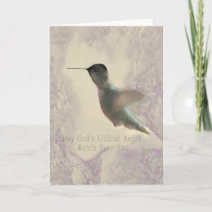 Tarjeta de felicitación Little Hummingbird Angel B