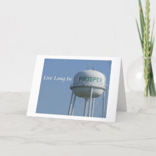 Tarjeta de felicitación Live Long in Prosper (TX)