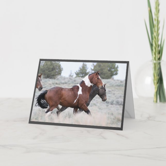 Tarjeta de felicitación Lobo (Anverso)
