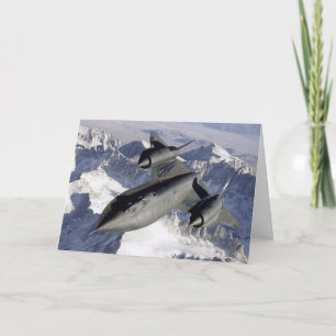 Tarjeta de felicitación Lockheed SR-71B Blackbird