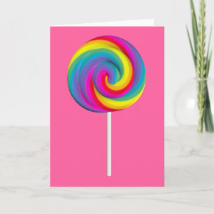 Tarjeta de felicitación Lollipop