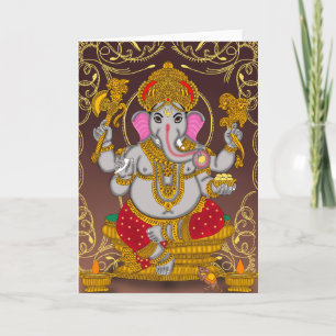 Tarjeta de felicitación Lord Ganesha
