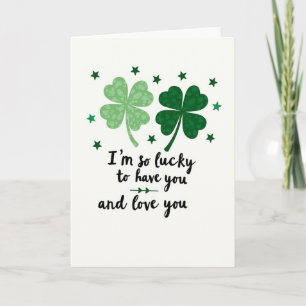 Tarjeta de felicitación Lucky Love