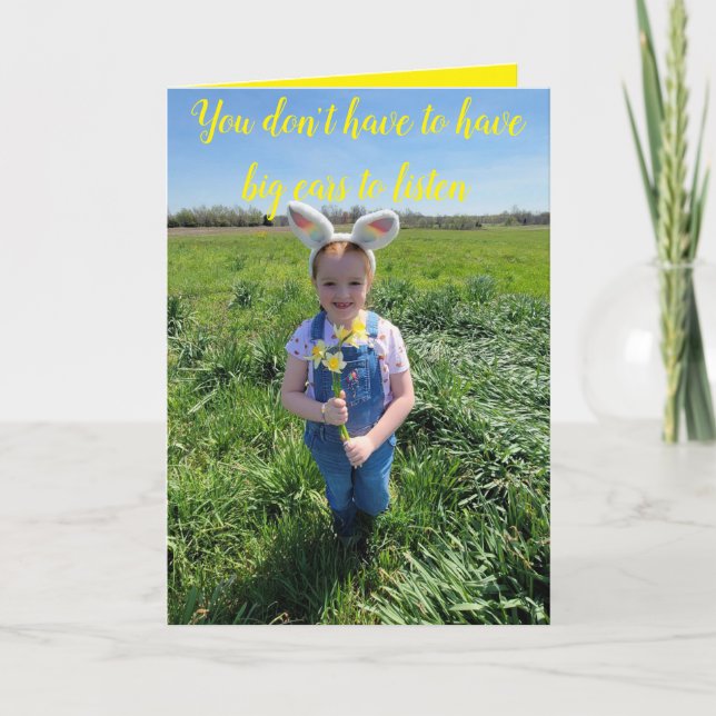 Tarjeta de felicitación "Lucy" (Anverso)