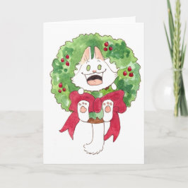 Tarjeta de felicitación Lupin Wreath