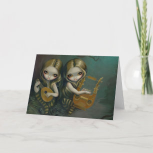 Tarjeta de felicitación "Lute and Lyre"