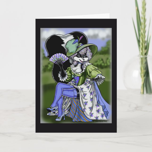 Tarjeta de felicitación Madame De Pew (Anverso)