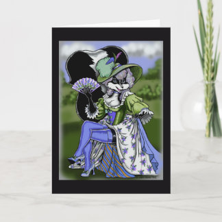 Tarjeta de felicitación Madame De Pew