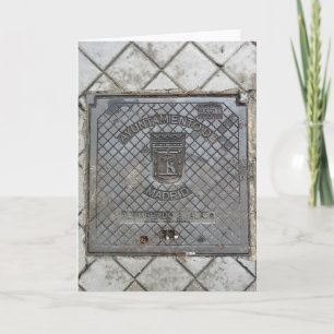 Tarjeta de felicitación Madrid-España