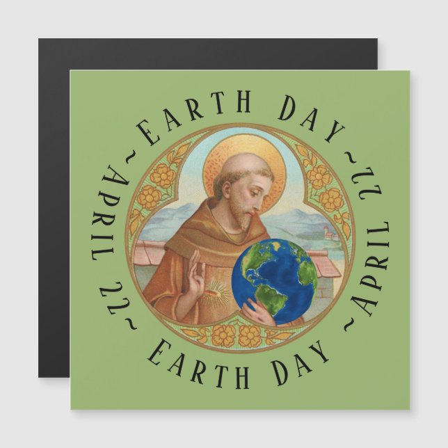 Tarjeta de felicitación magnética del Día de la Ti (Anverso/Reverso)