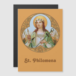Tarjeta de felicitación magnética St Philomena (BK