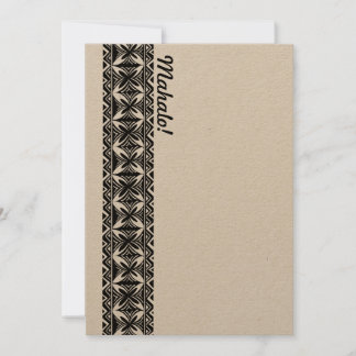 Tarjeta de felicitación Mahalo Hawaii - ¡Tarjeta d