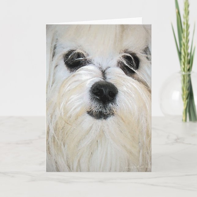 Tarjeta de felicitación maltesa (Anverso)