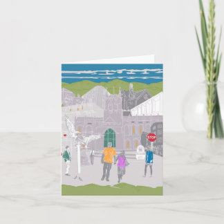 Tarjeta de felicitación Malvern Hills Material grá