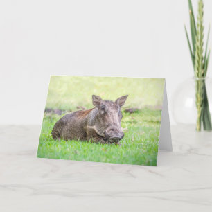 Tarjeta de felicitación maravillosa de Warthog