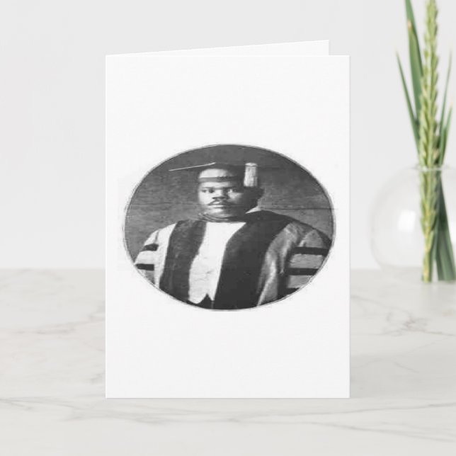 Tarjeta de felicitación Marcus Garvey (Anverso)