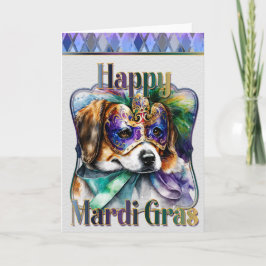 Tarjeta de felicitación Mardi Gras, Mardi Gras Bea
