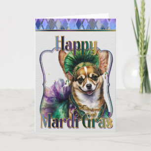 Tarjeta de felicitación Mardi Gras, Mardi Gras Chi