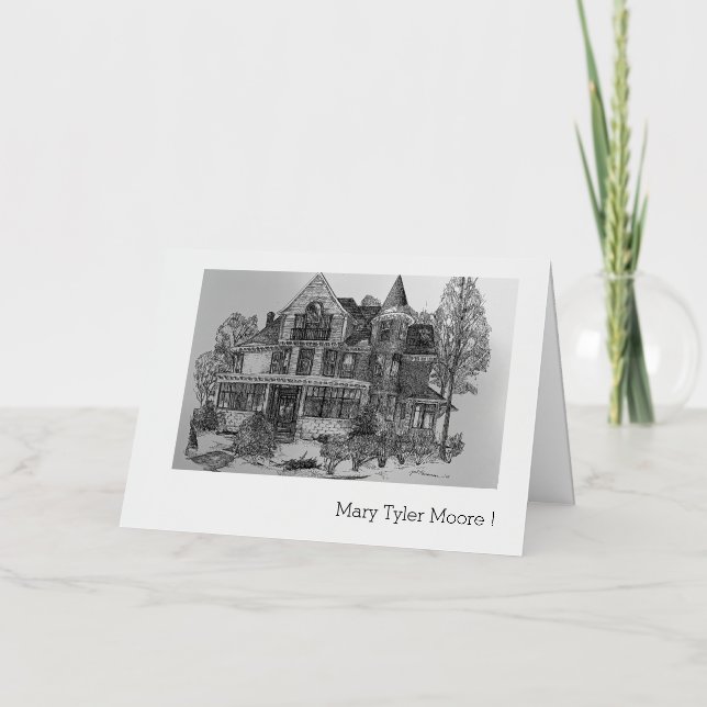 Tarjeta de felicitación Mary Tyler Moore (Anverso)