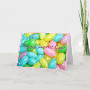 Tarjeta de felicitación más dulce feliz de los