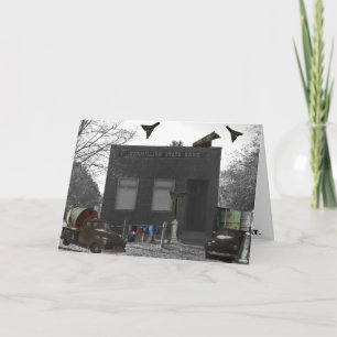 Tarjeta de felicitación "Material World"