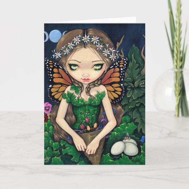 Tarjeta de felicitación "May Queen" (Anverso)