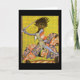 Tarjeta de felicitación Medieval Knight