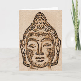 Tarjeta de felicitación Meditating de Buda