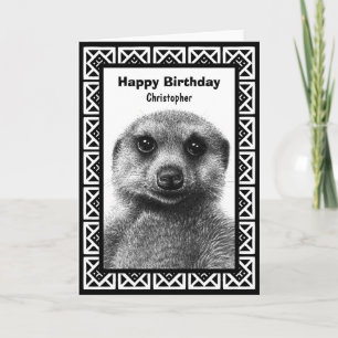 Tarjeta de felicitación Meerkat
