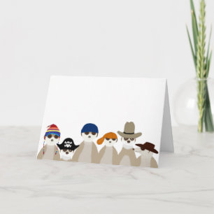 Tarjeta de felicitación Meerkats
