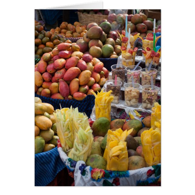 Tarjeta de felicitación Melons Pineapples Frescas (Frente)