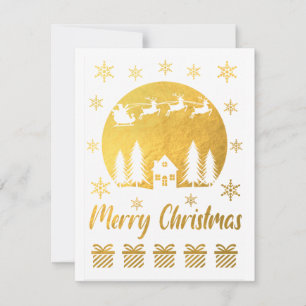 Tarjeta de felicitación Merry Christmas Blank